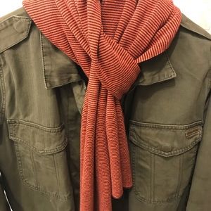 Title nine wool-mix stretch scarf.